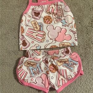 Disney Print Tank and Shorts Set